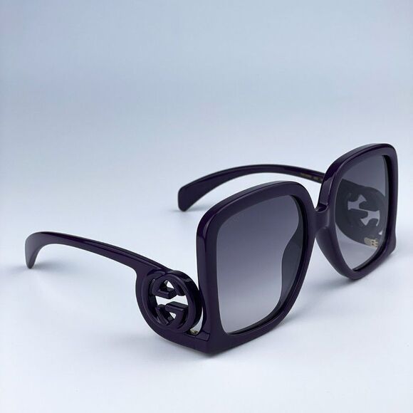 NEW Gucci GG1326S 003 Violet Grey Gradient Oversized Square Women Sunglasses - Picture 9 of 14
